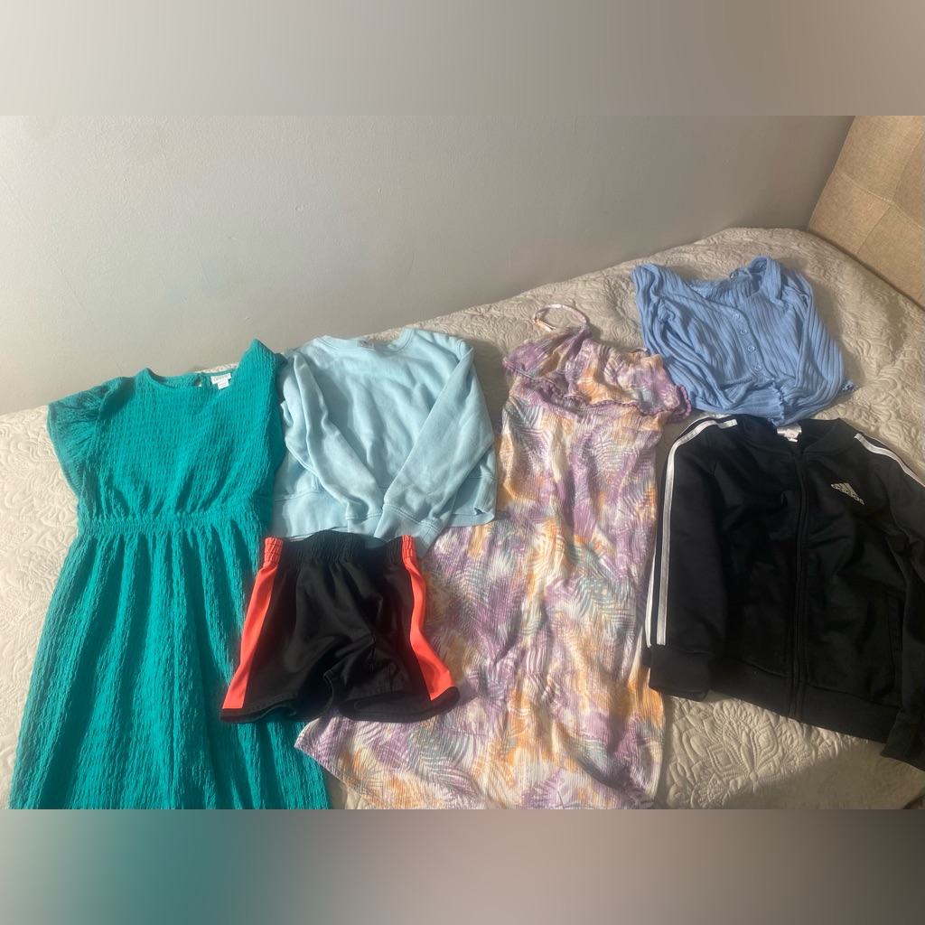 Girls 7/8 Colorful Clothing Bundle Perfect For Spring/Summer Wear